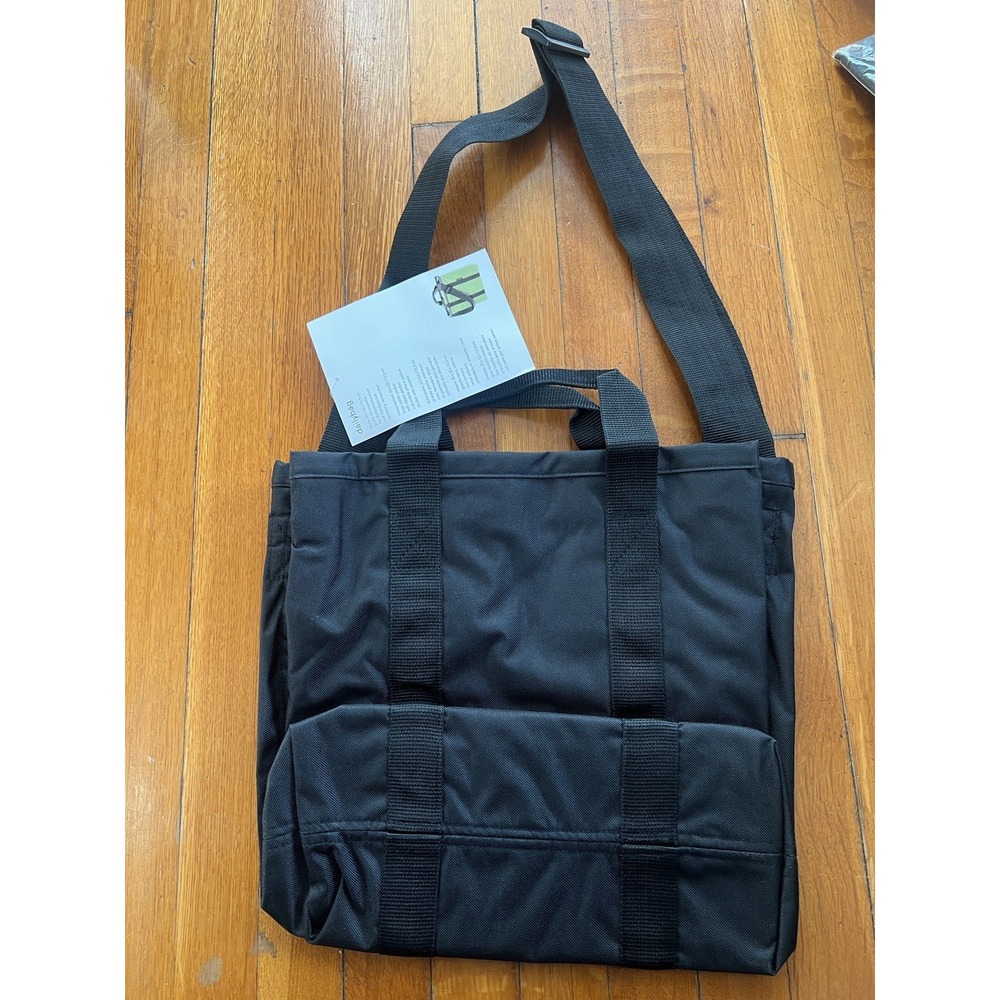 reisenthel Daily Shopper XL Black Canvas Shopping Bag, Grocery Shoulder Strap